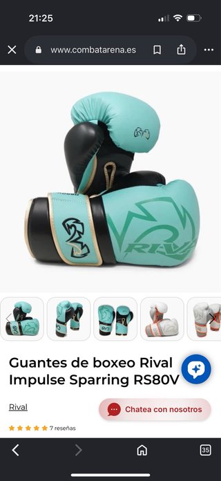 Guantes de boxeo Rival Impulse Sparring