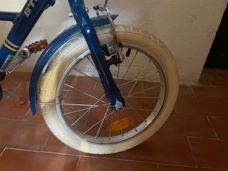Bicicleta infantil Btwin 16 azul