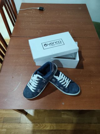 Zapatos Venca Azul Talla 40