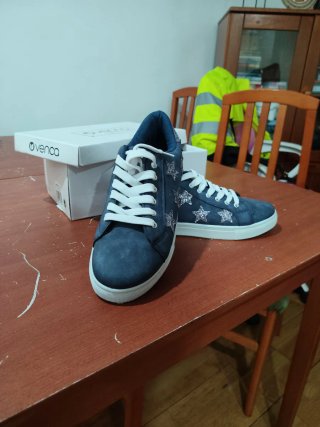 Zapatos Venca Azul Talla 40