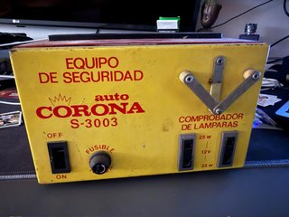 Comprobador de Lámparas Corona S-3003
