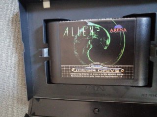 Cartuccia del videogioco Alien 3 per Sega Mega Drive