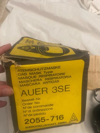 Máscara facial  MSA Auer 3SE c/Caja y Filtro.