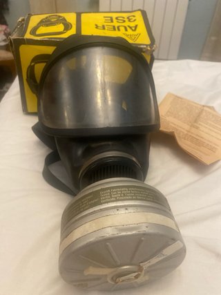 Máscara facial  MSA Auer 3SE c/Caja y Filtro.