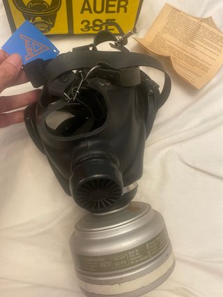 Máscara facial  MSA Auer 3SE c/Caja y Filtro.