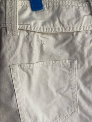 Falda vaquera blanca Stradivarius Talla 36