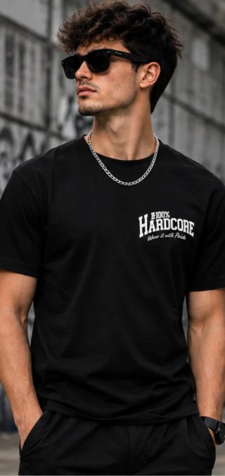 Camiseta 100% Hardcore