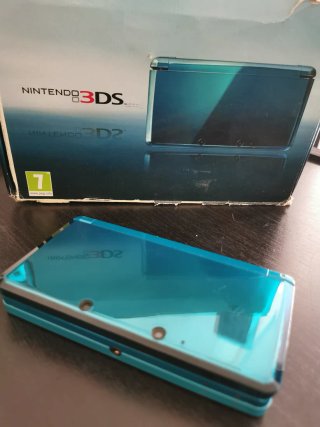 Nintendo 3DS Aqua Blue Boxata