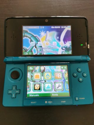 Nintendo 3DS Aqua Blue Boxata