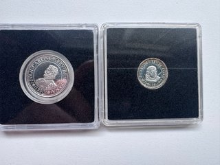 Lote 3 monedas V Centenario Plata 1990