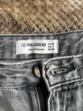 Vaqueros grises Pull&Bear Talla 38