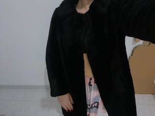 Cappotto pelliccia vintage nero S/M