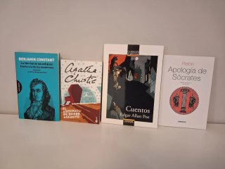 Lote 4 Libros: Constant, Christie, Poe, Platón