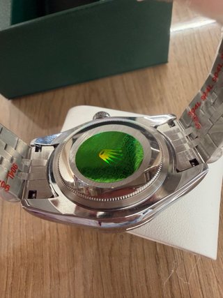 Reloj para hombre estilo rolex datejust plateado