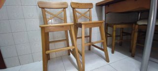 Sillas de madera infantiles Ikea (2 unidades)