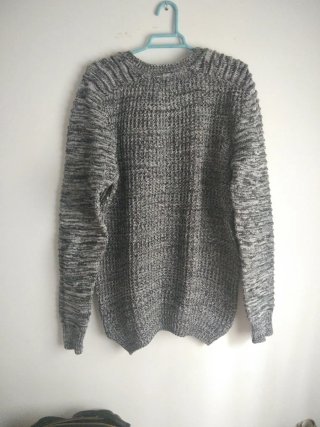 Jersey punto gris M sin estrenar