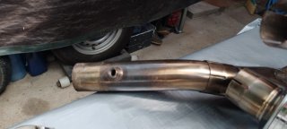 Tubo de escape moto DELKEVIC