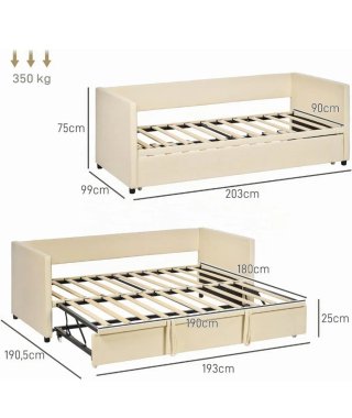 Sofá Cama Beige