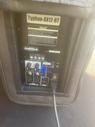 Altavoces Activos Wharfedale Negros Typhon-AX12-BT