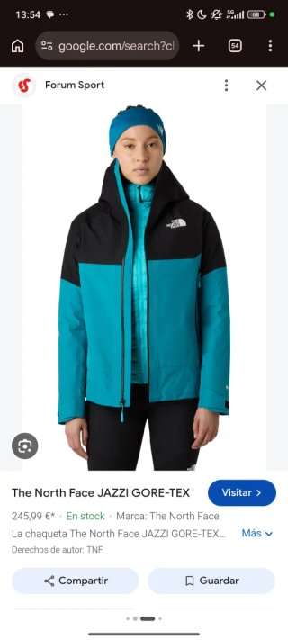 The North Face Jazzi 3L Goretex Azul