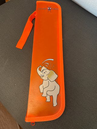 Funda para flauta infantil con elefante