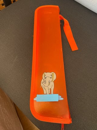 Funda para flauta infantil con elefante