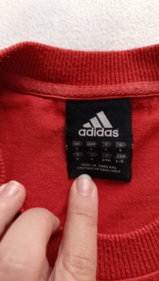 Canotta Adidas Rossa Taglia L