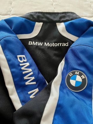 Cazadora BMW Motorrad Club Jacke Negra/Azul  XL