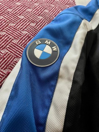 Cazadora BMW Motorrad Club Jacke Negra/Azul  XL
