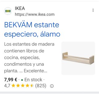 Especieros IKEA madera (3 unidades)