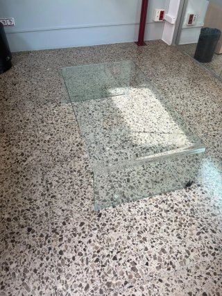 Mesa centro cristal 107x60x33