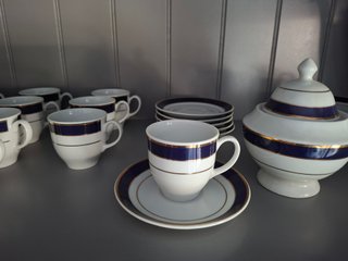Juego de café Limoges porcelana
