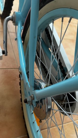 Bicicleta infantil 20 azul y rosa