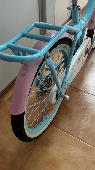 Bicicleta infantil 20 azul y rosa