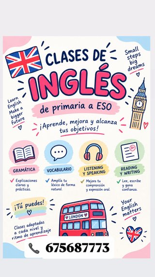 🇬🇧 CLASES PARTICULARES DE INGLÉS – ¡SOLO 8€/HORA! 🇬🇧