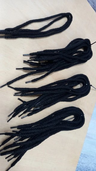 Cordones negros Botas de trabajo