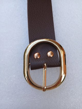 Cintura donna ecopelle marrone