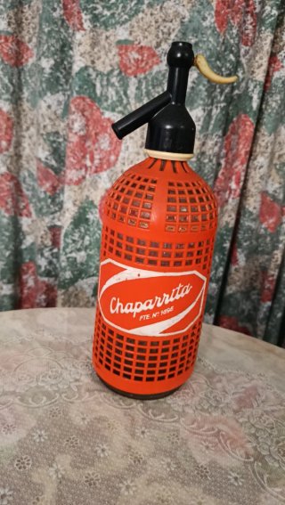 Sifón Chaparrita Vintage Rojo