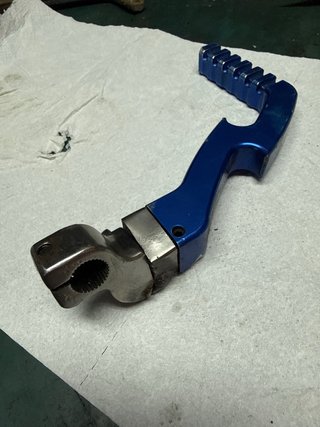 Pedal Arranque Pit Bike Azul