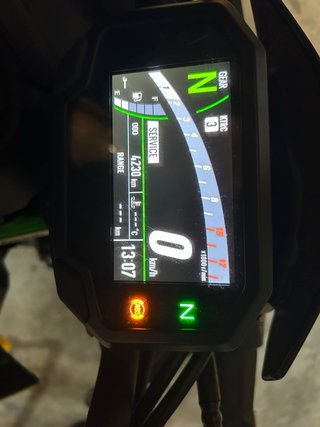 Kawasaki Z900 A2 Naked Negra/Verde