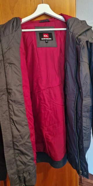 Plumífero Quiksilver Gris Hombre