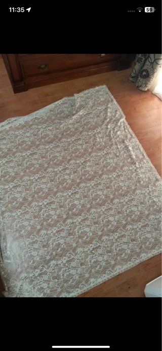Mantilla De Encaje /Velo Beige Semana Santa