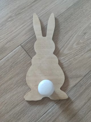 Perchero Conejo Infantil Madera