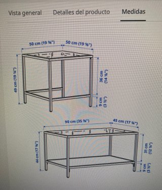 Mesa de centro cristal y metal 2 piezas