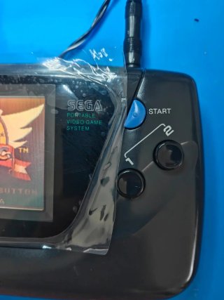 Sega Game Gear Negra más juego.