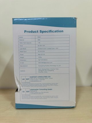 Deshumidificador Portátil DS01