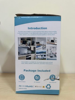 Deshumidificador Portátil DS01