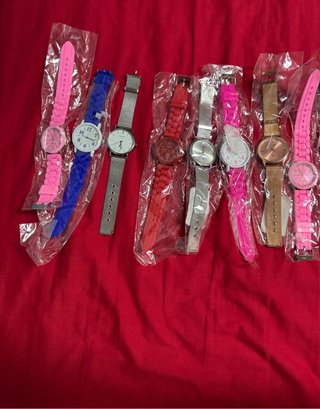 Lote de 9 Relojes de Pulsera