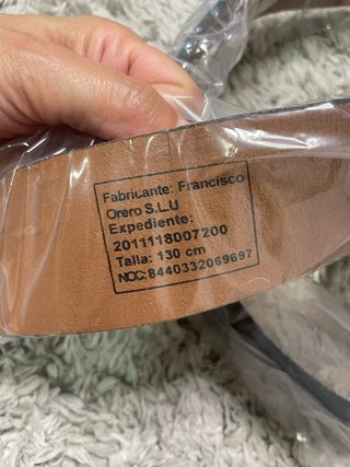 Cinturón militar sin estrenar 130cm