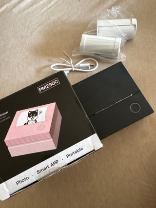 Mini Impresora PM290C Rosa y Negra
